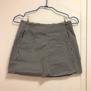 Urban Outfitters Gingham Mini Skirt